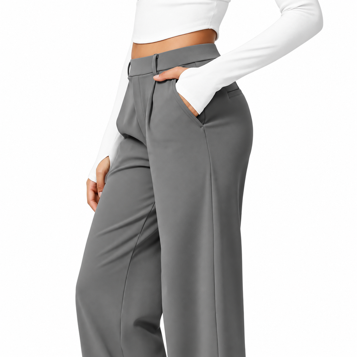 Pantalón de Vestir Elástico - OffiFlex